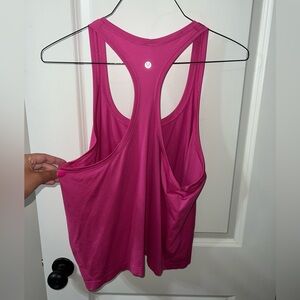 lululemon athletica sonic pink swiftly tech Tank Top, regular length.